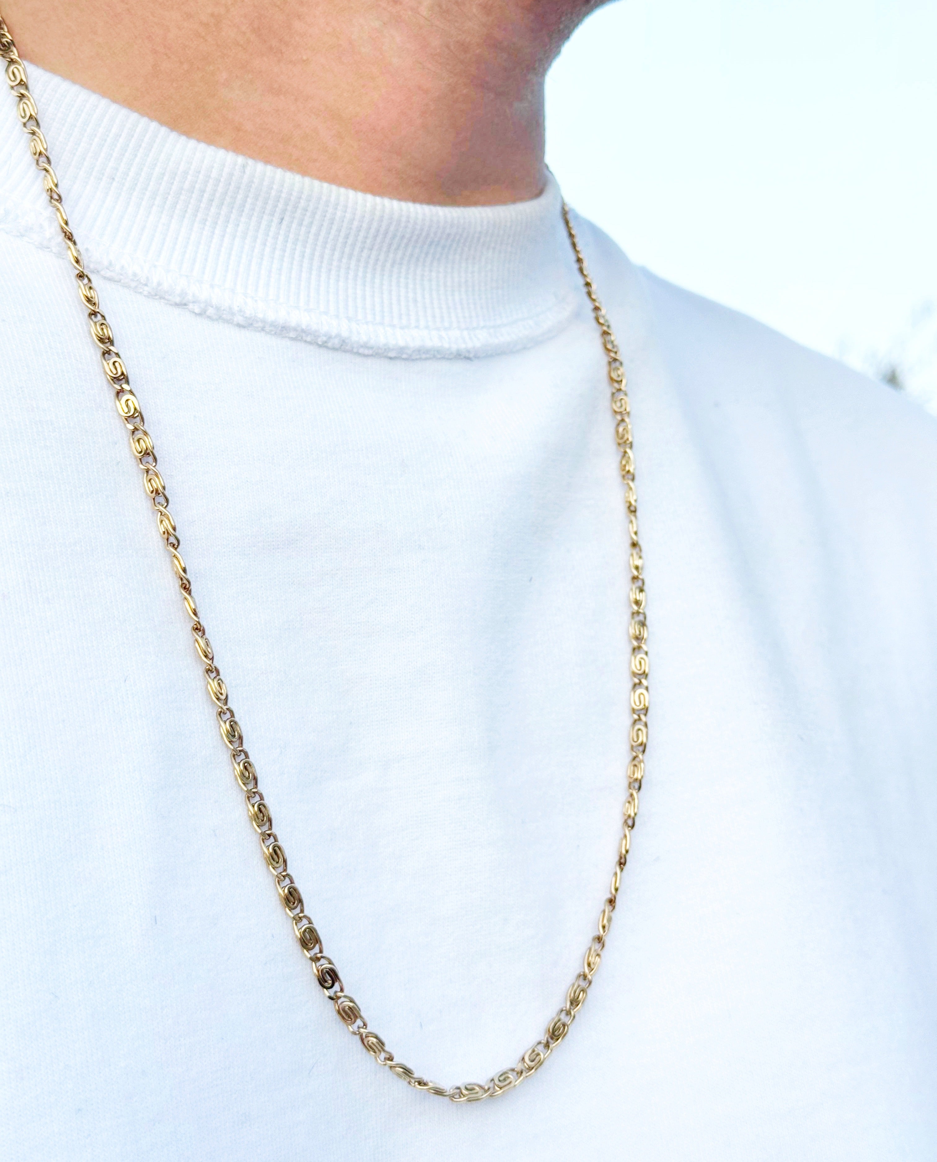 Cadena Clip Hombre 4mm/65cm