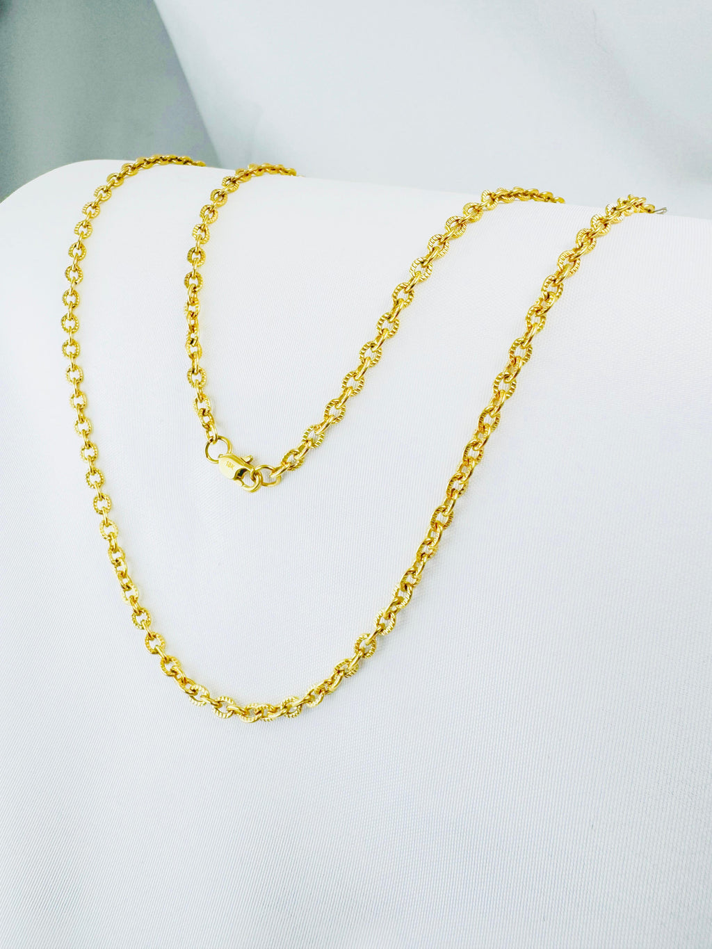 Cadena Óvalo Mujer 3mm/45cm