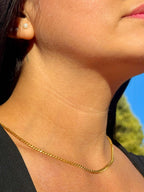 Cadena Cubana Mujer 3mm/45cm