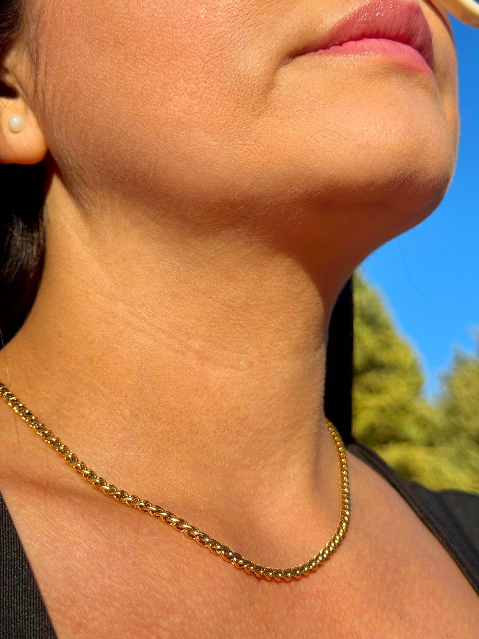 Cadena Trigo Mujer 3mm/45cm