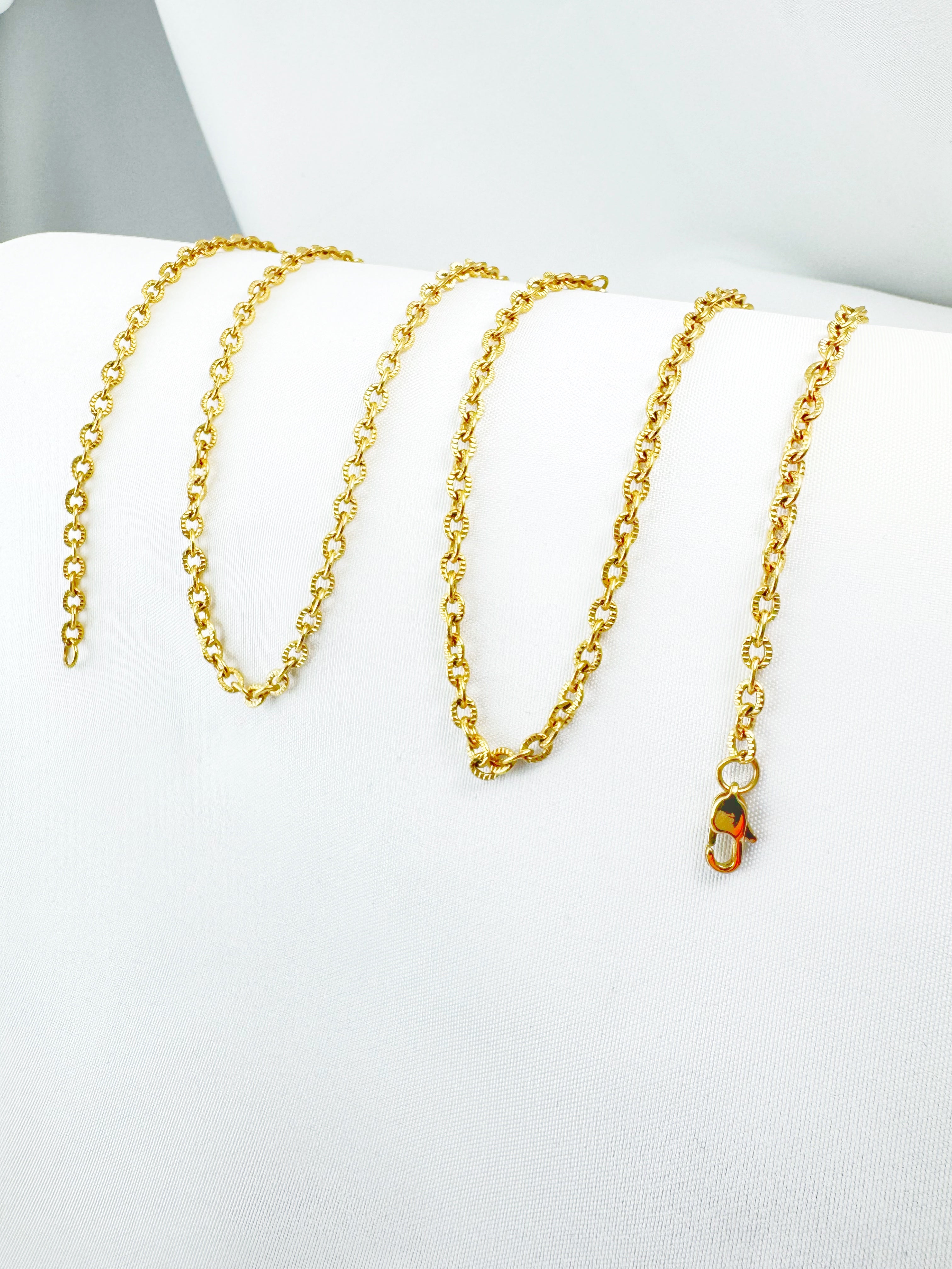 Cadena Óvalo Mujer 3mm/45cm