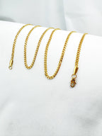 Cadena Cubana Mujer 3mm/45cm