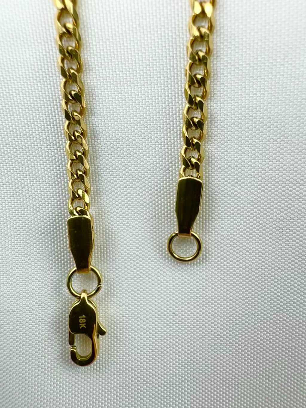 Cadena Cubana Mujer 3mm/45cm