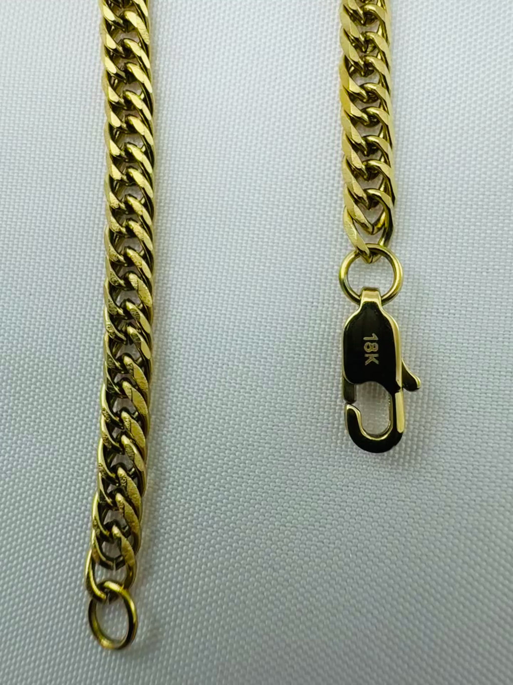 Cadena Barbada Hombre 4mm/65cm