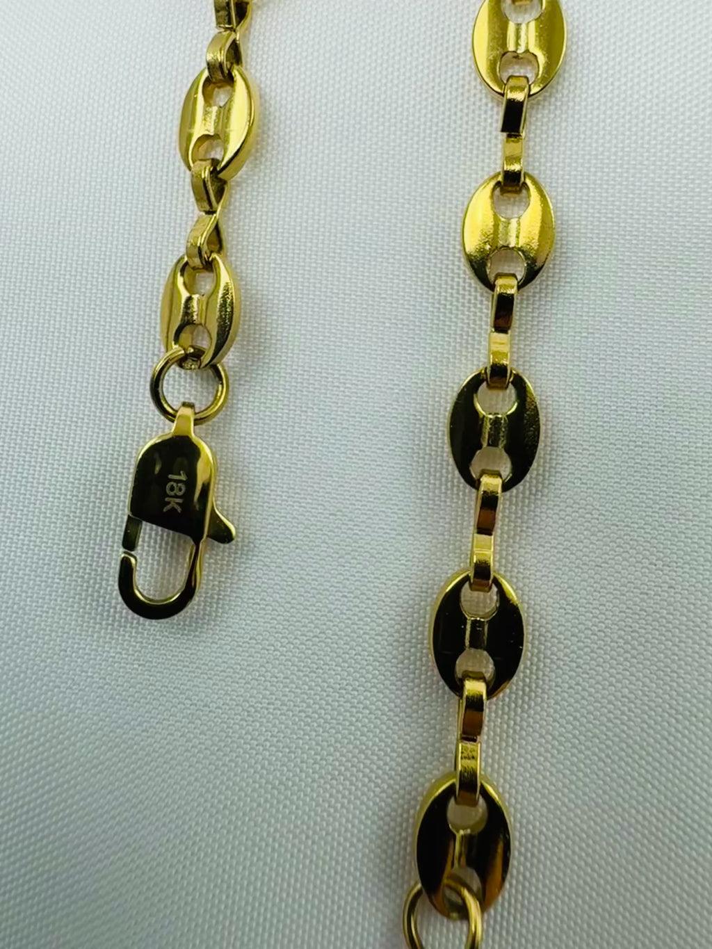 Cadena Grano de Café Hombre 6mm/65cm